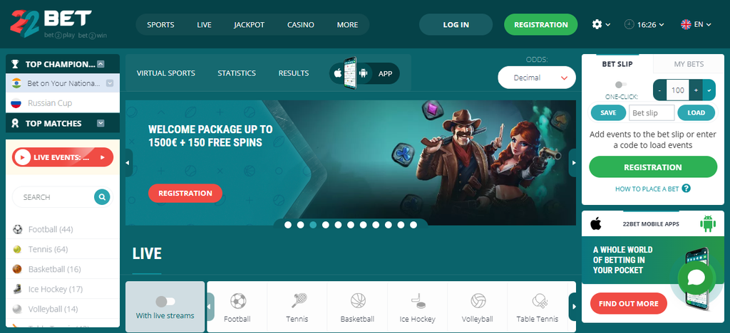 22Bet Casino